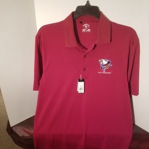 Swing for the Troops Golf Shirt NWT